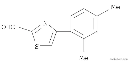Molecular Structure of 383143-90-6 (4-(2,4-diMethylphenyl)-2-thiazolecarboxaldehyde)